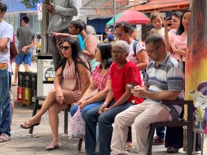 Arte na Praça no Centro de Teresina (Foto: Ascom FMC)
