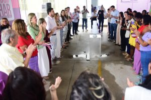 Lançamento da campanha “Mulheres que fazem Teresina brilhar” (Foto: Jailson Soares/Semcom)