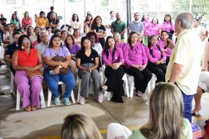 Lançamento da campanha “Mulheres que fazem Teresina brilhar” (Foto: Jailson Soares/Semcom)