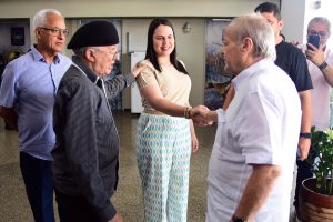 Prefeito Silvio Mendes visita o Palácio da Música de Teresina (Foto: Jailson Soares/SEMCOM)