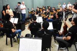 Prefeito Silvio Mendes visita o Palácio da Música de Teresina (Foto: Jailson Soares/SEMCOM)