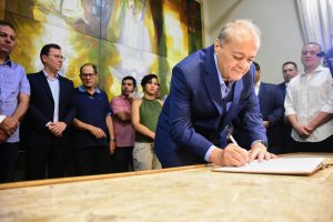 Posse do novo secretário de Esporte e Lazer de Teresina (Foto: Jailson Soares/SEMCOM)
