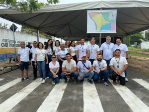 Mutirão da SDU Centro movimentou o bairro Ilhotas (Foto: Ascom SDU Centro)