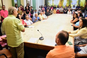 Posse dos novos membros do Conselho Municipal de Assistência Social (Foto: Jailson Soares/Semcom)
