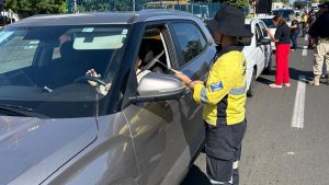 STRANS realiza blitz educativa como parte das ações do Maio Amarelo (Foto: Ascom Strans)