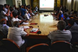 Reunião pesquisa de mercado sobre oportunidades de trabalho e renda em Teresina (Foto: Jailson Soares/SEMCOM)