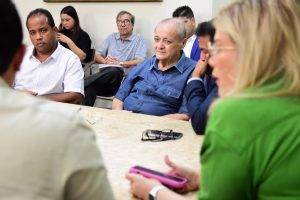 Reunião do prefeito Silvio Mendes com vereadores de Teresina (Foto: Jailson Soares/SEMCOM)