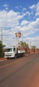 Prefeitura de Teresina resolve problema de iluminação na Taboca do Pau Ferrado (Foto: ASCOM/ETURB)
