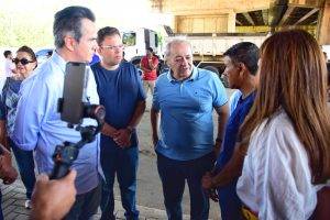 Visita técnica do prefeito Silvio Medes na Via Sul (Foto: Jailson Soares/SEMCOM)