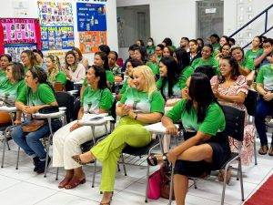 SEMCASPI realiza Encontro de Integração da Primeira Infância no SUAS/Criança Feliz e apresenta reordenamento do serviço (Foto: ASCOM/SEMCASPI)