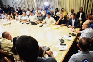 Reunião secretariado na Prefeitura (Foto: Jailson Soares/ Semcom)