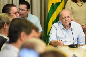 Reunião secretariado na Prefeitura (Foto: Jailson Soares/ Semcom)