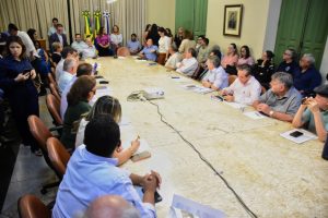 Reunião do secretariado na Prefeitura (Foto: Jailson Soares/ Semcom)
