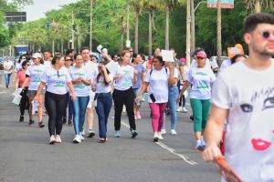 Caminhada Janeiro Branco (Foto: Jailson Soares/SEMCOM)