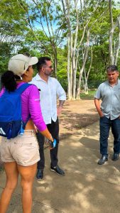 Agenda técnica de acompanhamento no Parque da Cidadania (Foto: ASCOM/SEMAM)