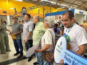 Entrega de chaves aos permissionários do Mercado do Renascença II (Foto: ASCOM/SDU Sudeste)