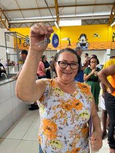 Entrega de chaves aos permissionários do Mercado do Renascença II (Foto: ASCOM/SDU Sudeste)