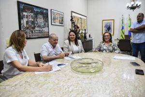 Celebração da parceria entre a Prefeitura e o Ministério Público (Foto: Jailson Soares/SEMCOM)