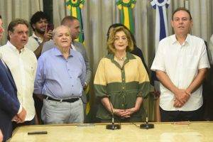 Posse do novo secretário municipal de Articulação Institucional, Luiz André (Foto: Jailson Soares/SEMCOM)