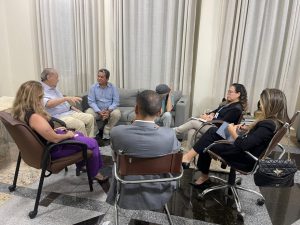 Reunião no Gabinete do prefeito de Teresina, Silvio Mendes (Foto: ASCOM/FMC)