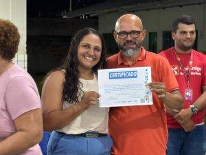Fundação Wall Ferraz certifica alunos concludentes dos Residenciais Bosque Sul e Caneleiros A (Foto: ASCOM/FMC)