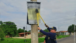 Ações de combate a publicidade irregular e à poluição visual (Foto: ASCOM/SDU Sudeste)
