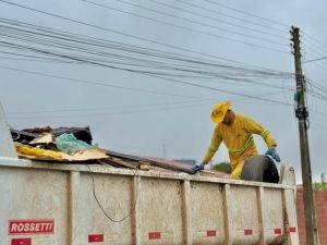 Ação de recolhimento de materiais (Foto: ASCOM/SDU Sul)