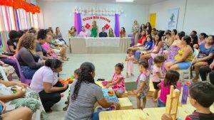 Entrega de Bebeteca no Florescer Norte II (Foto: ASCOM/SMPM)