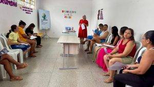 Oficinas de Ovos de Chocolate (Foto: ASCOM/SMPM)