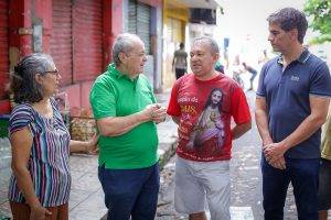 Visita do Prefeito Silvio Mendes ao Centro de Teresina (Foto: Lucas Dias/SEMCOM)