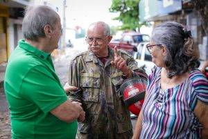 Visita do Prefeito Silvio Mendes ao Centro de Teresina (Foto: Lucas Dias/SEMCOM)