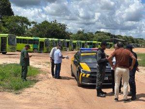 Recolhimento da frota do Transporte Eficiente (Foto: ASCOM/STRANS)