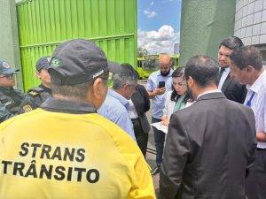 Recolhimento da frota do Transporte Eficiente (Foto: ASCOM/STRANS)
