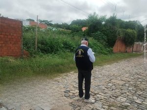 Ação de fiscalização de terrenos baldios (Foto: ASCOM/SDU Sudeste)
