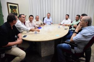 Reunião com empresários do Polo Empresarial Sul de Teresina (Foto: Jailson Soares/Semcom)